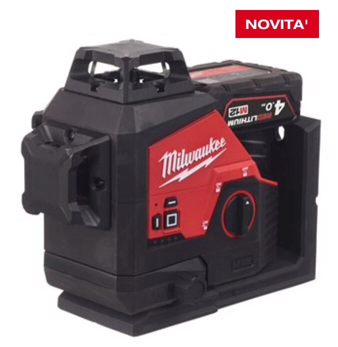 MILWAUKEE 3 LINE GREEN LASER LEVEL 360 M12 3PL 401 C 49337478102