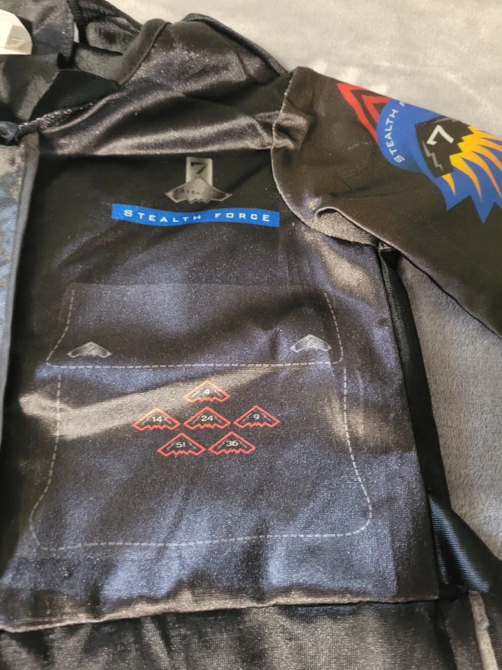 Traje Disfraz de Piloto de la Fuerza Sigilosa para Niños Talla 7-10 Foto 2 de 4