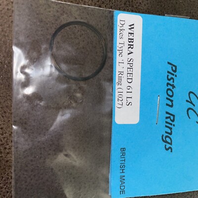 WEBRA speed 61 LS DYKES (1027) AFTERMARKET PISTON  RING NIP