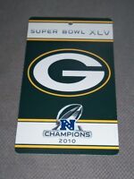 Nfl : Large Green Bay Packers Super Bowl Xlv Nfc Champions Sign - Nfl : Large Green Bay Packers Super Bowl Xlv Nfc Champions Sign -