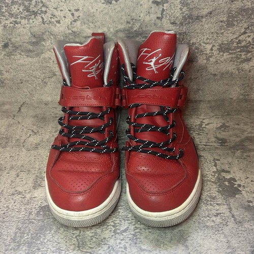 Nike Air Jordan Flight 45 High Sneakers DH0243-600 Mens sz 9.5 - black/red - Picture 2 of 6