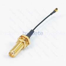 IPX U.FL UFL IPX1 to Long SMA female Bulkhead 20mm Screw Waterproof cable 50ohms