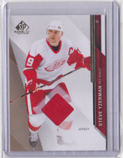 2014-15 UD SP GAME USED JERSEY BASE PARALLEL STEVE YZERMAN #67 DETROIT RED WINGS