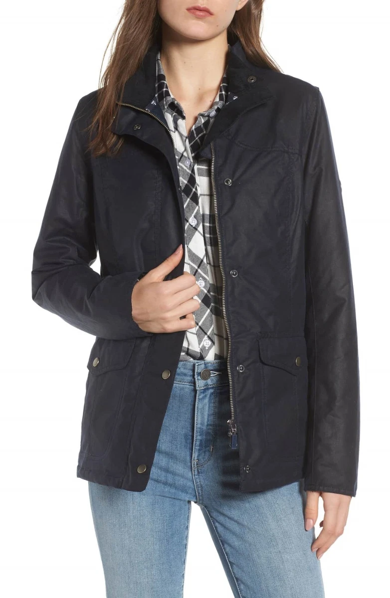 Barbour sandsend waxed cotton on sale utility jacket