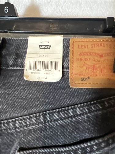 Levi's Women's 501 Spliced High Rise Straight Jeans Size 26x30 - Picture 14 of 19