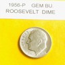 1956-P Silver Roosevelt Dime Gem Bu. Uncirculated Philadelphia Roosevelt