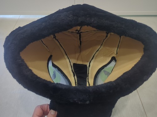 BIG GREETER HEADS BLACK CAT PANTHER HEAD DAN DEE Halloween COSTUME MASCOT #7 - Picture 10 of 24