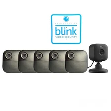 Blink Outdoor 4 4th Gen 6 Camera Whole Home Security System with Blink Yard Sign