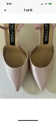 サンダル・ミュール SERGIO ROSSI GODIVA SANDALS IN PATENT LEATHER Sergio Rossi Godiva Patent Leather Slide Mule Sandals MSRP