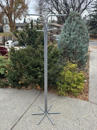 RIGG Coat Stand Rack Hanger by Tod Bjorklund IKEA Vintage Postmodern Grey Metal - Picture 8 of 12