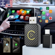 Mini Wireless Bluetooth CarPlay Adapter for Apple Plug & Play Low Latency Dongle