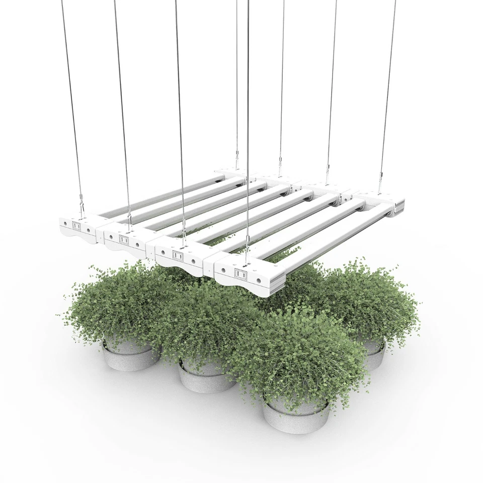 Lámpara de cultivo hidropónica vegetal vinculable 4 en 1 con luz de crecimiento LED de espectro completo Foto 3 de 4