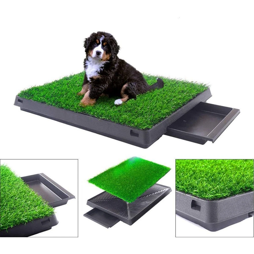 Dog fake hotsell grass balcony