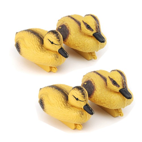 Pack-4 Floating Duck Ducklings Garden Ornaments for Garden Park Pool Fish Pond - Picture 5 of 12