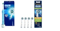 Braun Oral-b Pro 2000 Crossaction 3d Electric Toothbrush + 4 Extra Heads Eb50-4 Braun Oral-b Pro 2000 Crossaction 3d Electric Toothbrush + 4 Extra Heads Eb50-4