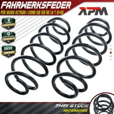 2x Federn Fahrwerksfeder Hinten für Skoda Octavia I Combi 1U2 1U5 RS 1.8 T 01-06