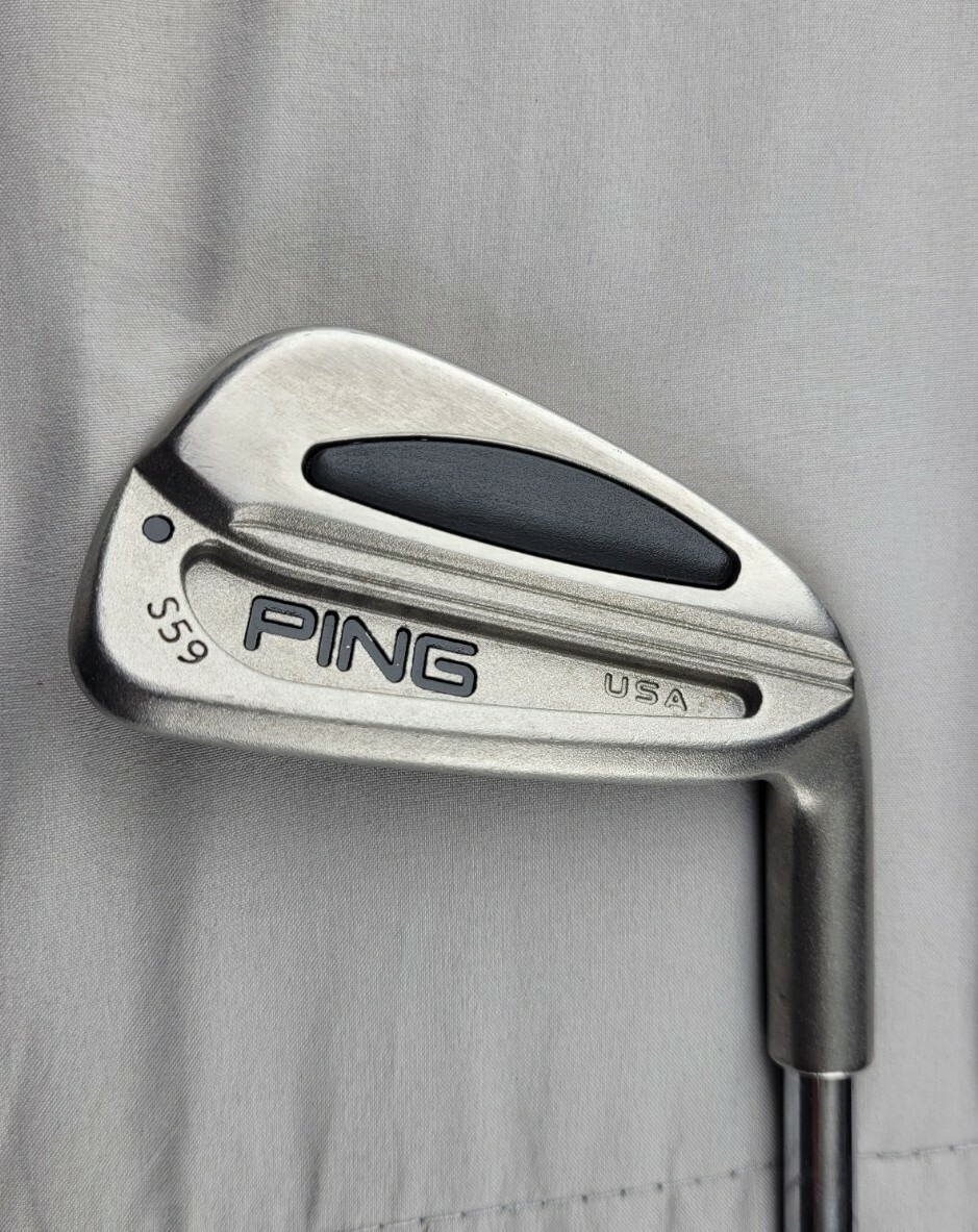 Ping S59 6-iron RH Stiff Z-Z65 Cushin Steel Shaft Good Grip GC | eBay