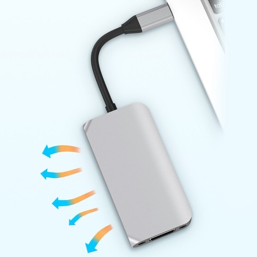 4-in-1 Display Port Hub TV Cable Display Port Aux Converter Adapter - Picture 7 of 8