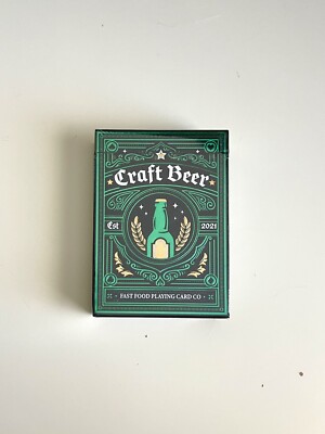 One Fast Food Playing Cards Beer (rare, Fontaine, Dananddave,theory11) Deck