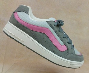 vans gris con rosa