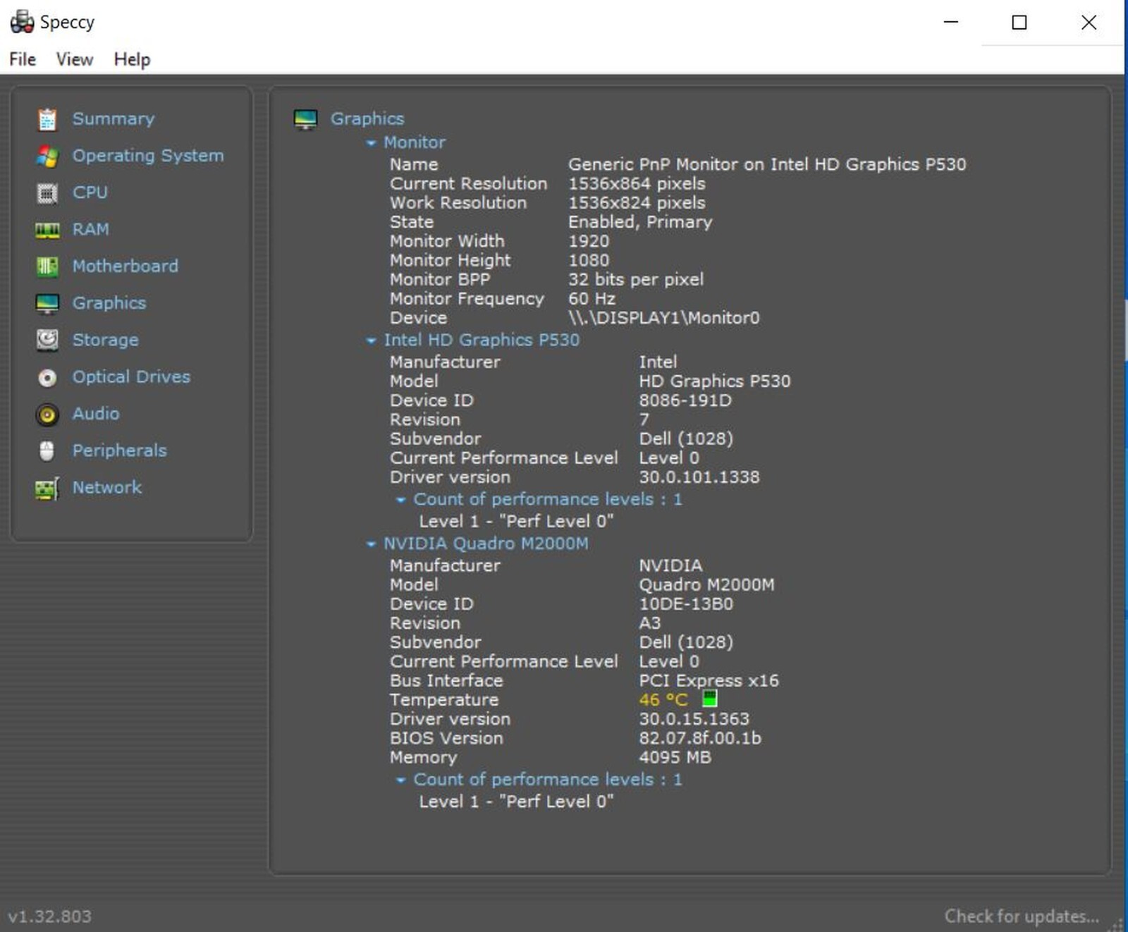 Dell Precision 7510 intel Xeon E3-1535M v5 16GB RAM 256GB SSD 1TB M2000M 15.6'' - Picture 12 of 16