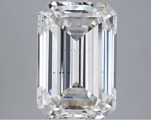 Solitärring 5 kt Smaragdschliff Laborgrown Diamant zur Verlobung