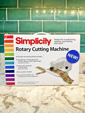 Simplicity Rotary Cutting Machine Quilting Scrapbooking Rug Hooking 881950 WORKS