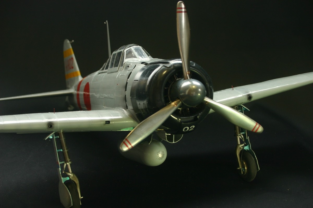 Zero Fighter 1/16 Scale Diecast Unassemble Model Kit Complete Set