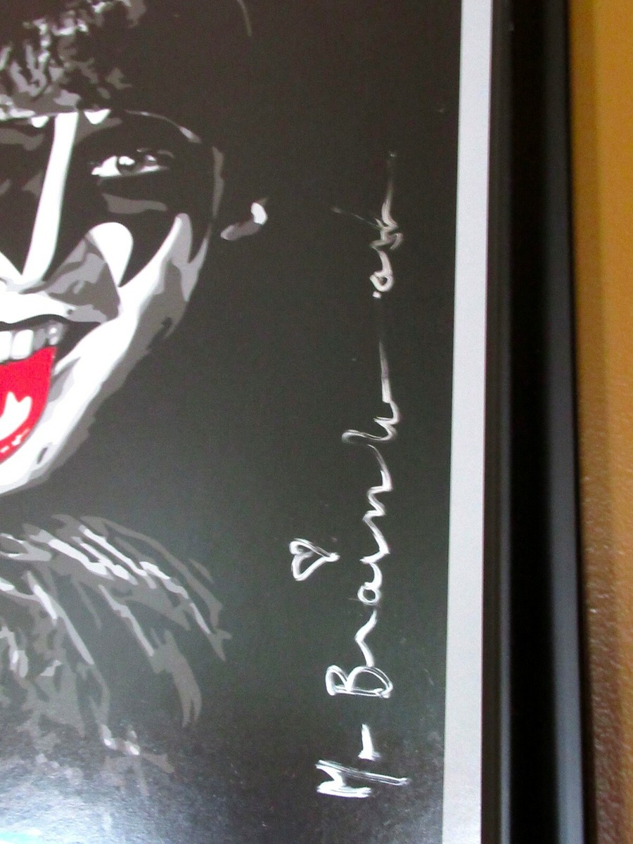 Mr Brainwash Hand Signed Kiss The Beatles Offset Lithographic