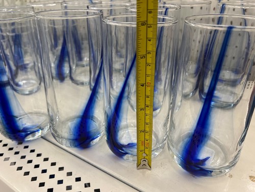 Greenbrier’s Blue Ribbon Highball Clear Drinking Glasses(Set of 4)16 Oz - Picture 3 of 6