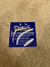 World Dance Lydd Airport Kent International 1994 Rave Flyer