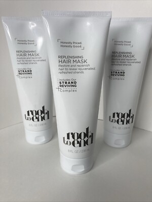 Root to End Replenishing Hair Mask- Strand Reviving Complex 8 oz Lot OF 3