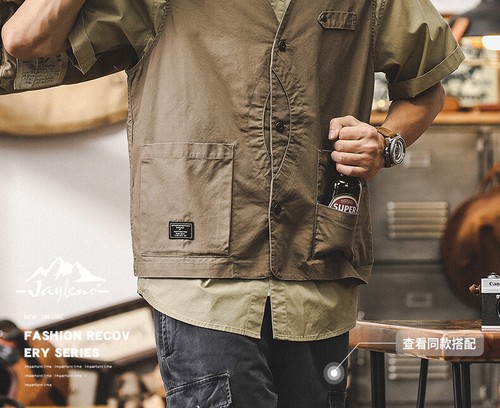 Herren Retro Workwear Weste Outdoor Berg Camping Angeln Weste Jacke American - Bild 6 von 22