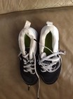 Unisex Under Armour Black & White Sports Cleat Size 13 Children — photo 1