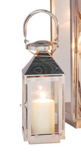 Laterne Bodenlaterne Dekolaterne Silver Edelstahl (4er Set) KARE Design 31355 - Bild 7 von 7
