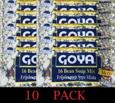 10x Goya Dry 16 BEAN SOUP MIX 16 oz Bag - No 1 Grade - 10 PACK