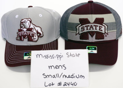 adidas Men's Mississippi State Bulldogs Hat Sample Lot Size Small/Medium