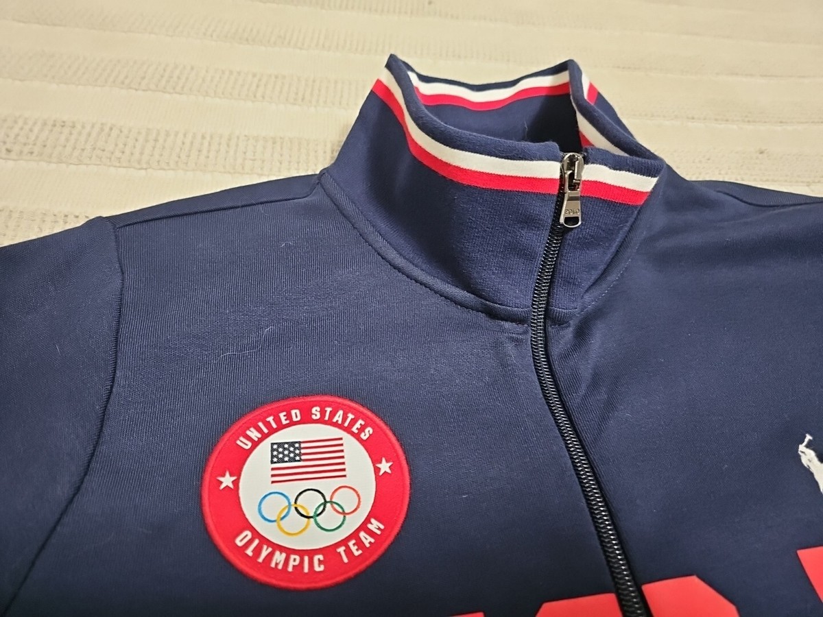 Polo Ralph Lauren 2020 Japan Olympic Team Blue Full-Zip USA Polo Ralph Lauren 2020 Japan Olympic Team Blue Full-Zip USA