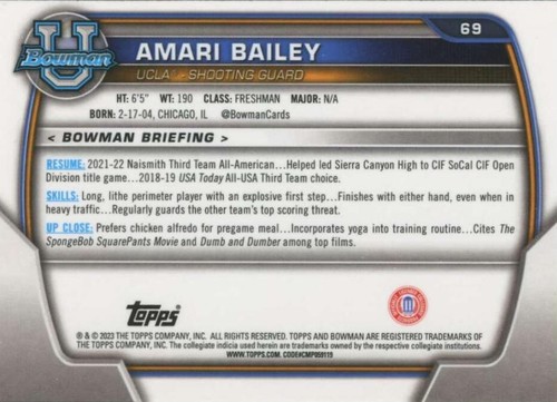 2022-23 Bowman University Chrome #1-100 (You Pick) 1st Prospects - Picture 141 of 203