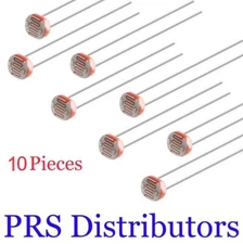 10 Pcs GL5516 LDR 5mm Light-Dependent Resistor Sensor Photocell Photo Resistors