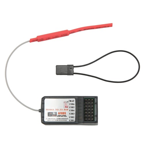 Receptor de radiocontrol FS R6B 2,4 GHz 6 canales para FlySky I6 I10 TH9X FS CT6B FS T6 RC GF - Imagen 13 de 23