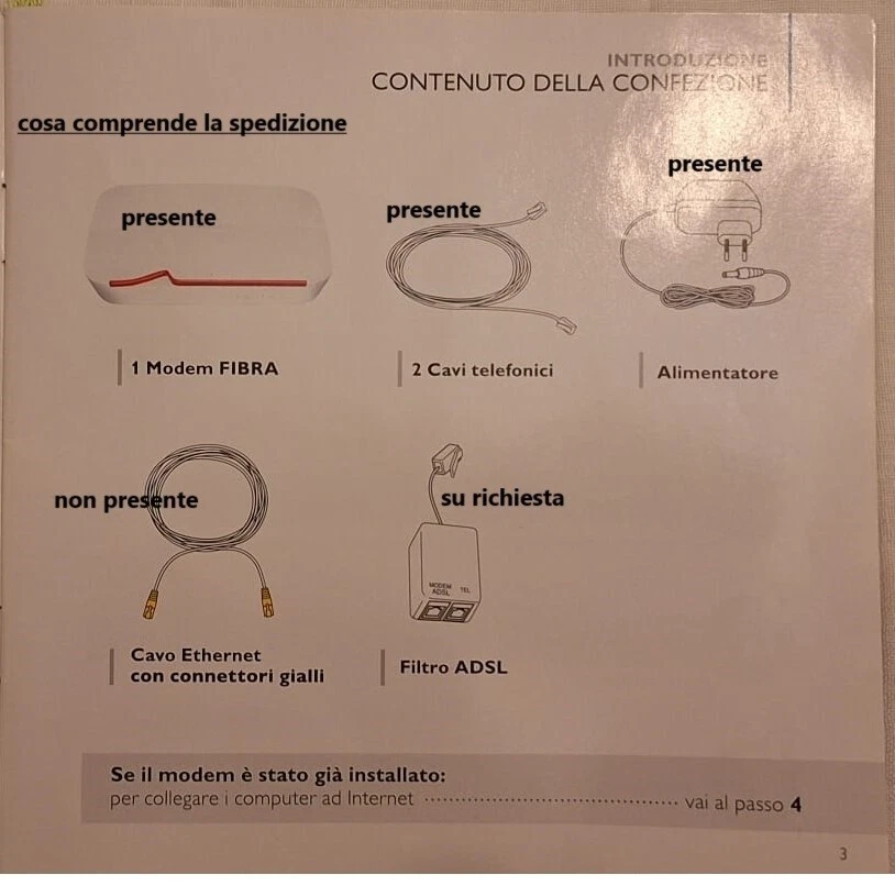  MODEM ROUTER ULTRA INTERNET, WIFI ADSL/FIBRA  TELECOM FIBRA MISTA - Immagine 2 di 4