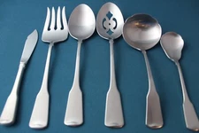 6pc Serving Tablespoon Pierced Ladle Sugar Oneida AMERICAN COLONIAL Stainless