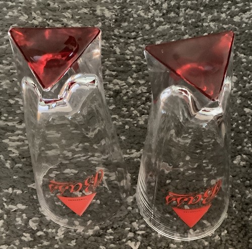 JUEGO DE 2 vasos de cerveza Bass Ale triángulo rojo - Imagen 3 de 5
