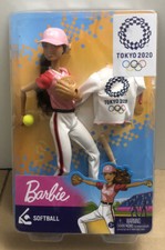 Boneca Barbie Jogos Olimpicos Tokyo 2020 Softball Morena - Kiko Brinquedos