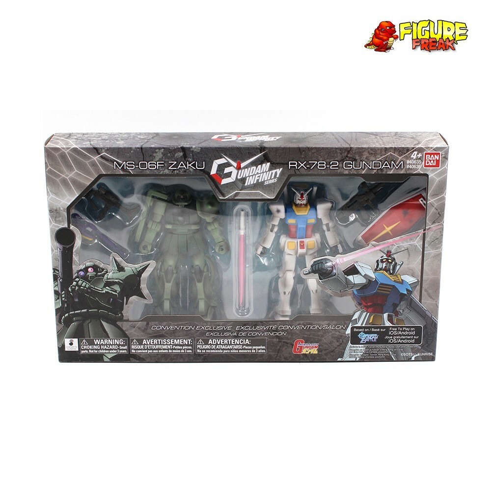 2021 Con Exclusive Gundam Infinity - Epic Battle RX-78 & Zaku