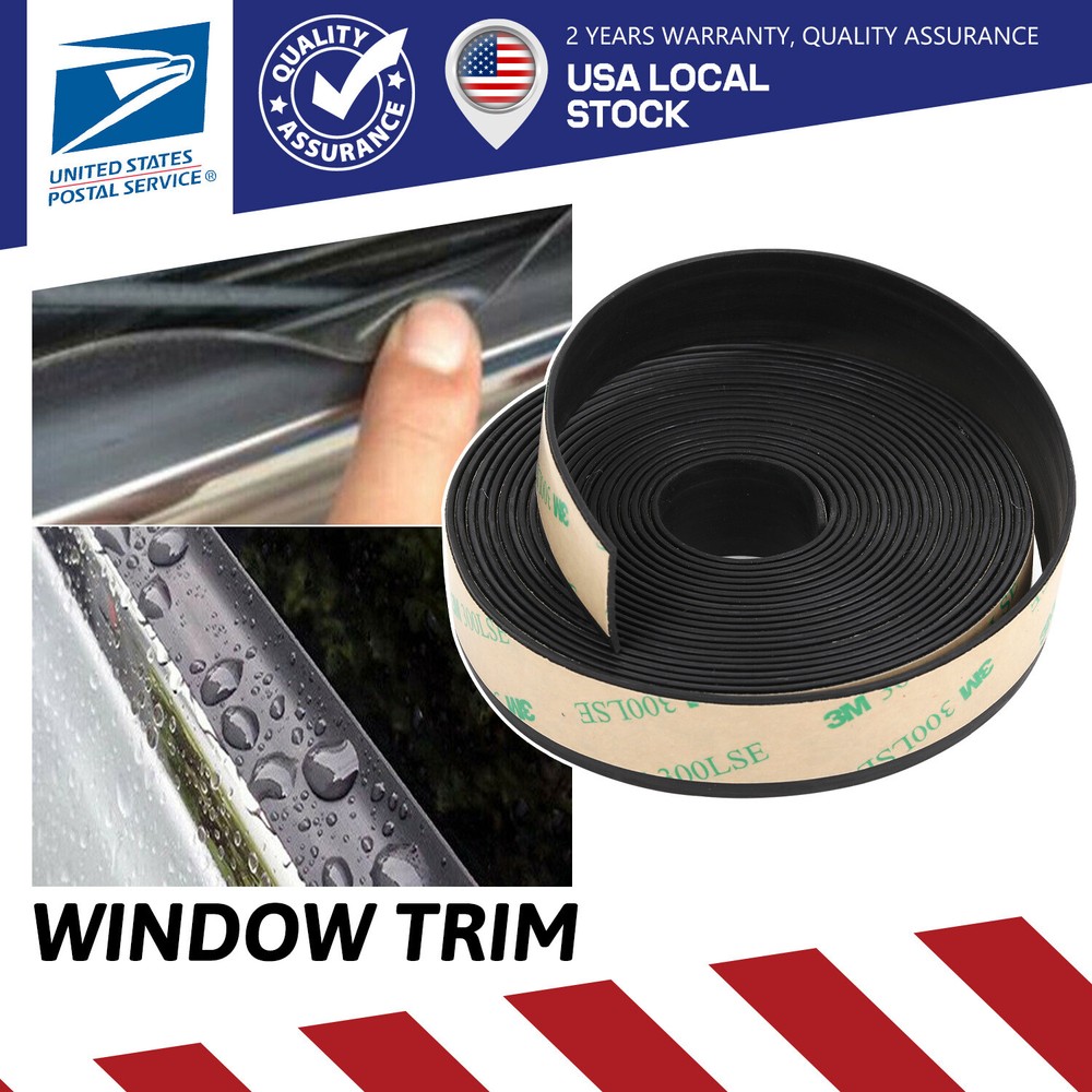 4M Windshields Seals Rubber Sunroof Window Glass Moulding Strip Car Accessories