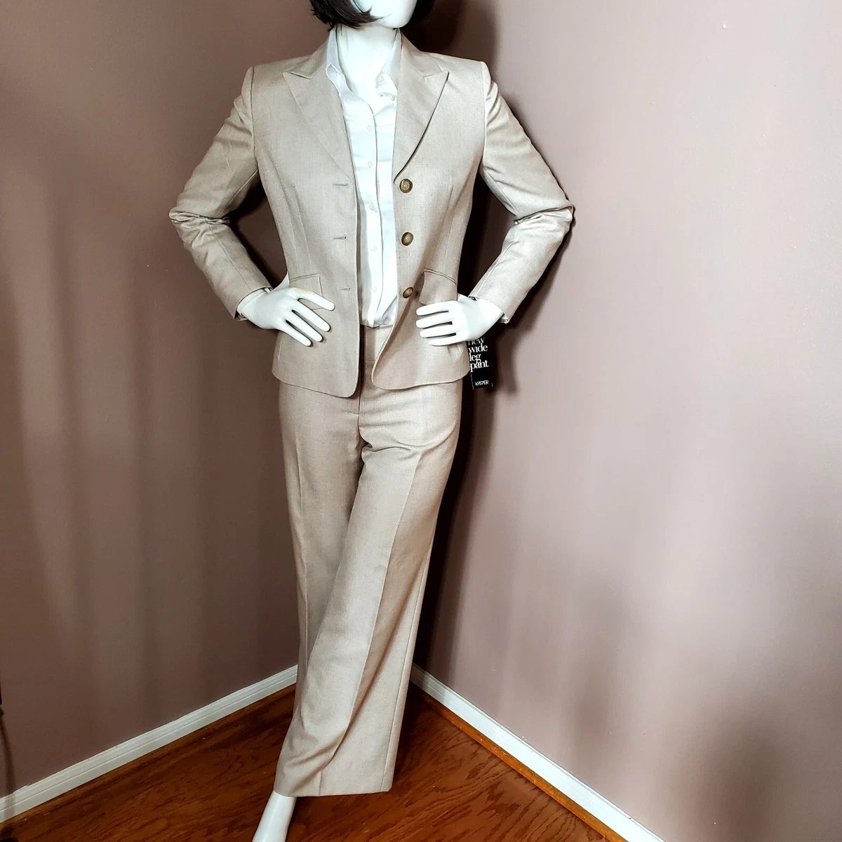 Kasper plus shop size pant suits