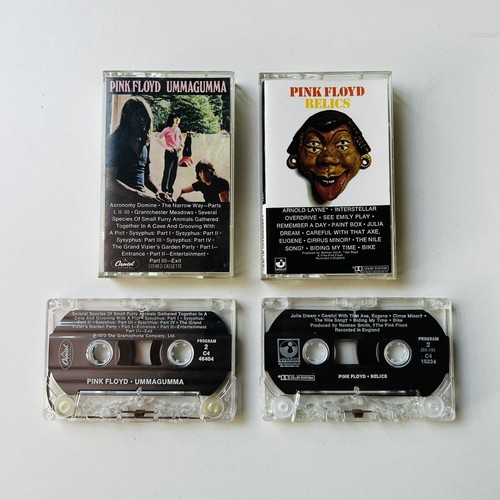 Pink Floyd Ummagumma And Relics Cassette Tape Lot