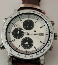 Orologio BREIL CAPTAIN Chronograph Alarm  Vintage  Revisionato e Nuovo Cinturino